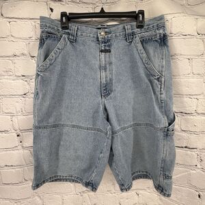 Marithe Francois Girbaud Jean Shorts Size 34(35" Actual)  Baggy Long Denim Y2K